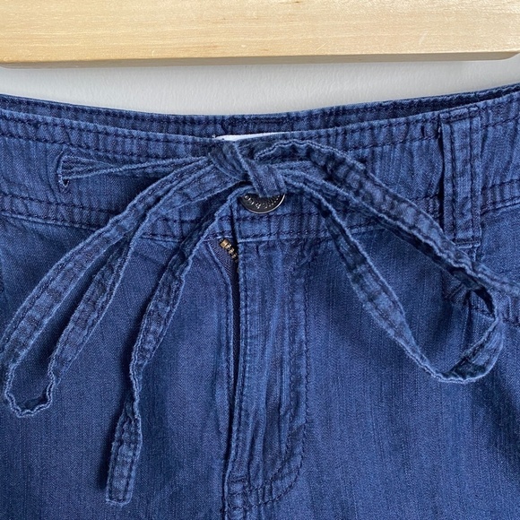 Nine & Company by Nine West Women's Blue Capri Denim Pants Size 4 - Picture 3 of 10